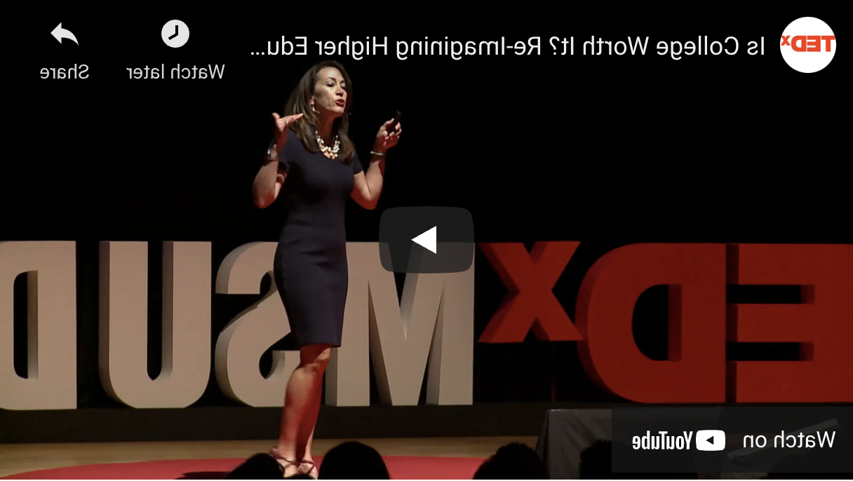Thumbnail: TEDx MSU Denver: Is college worth it?